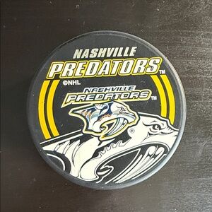 Nashville Predators Hockey Puck